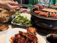 -草家酱蟹炭火烤肉店(珲春南路一店)