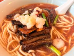 品奎元四宝之虾爆鳝面-奎元馆.百年奎元.非遗传承(西湖边的解放路店)