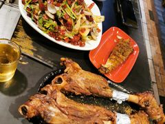 烤羊腿-柿子树炭烤羊腿(金台路店)