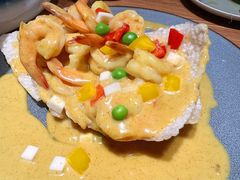 咖喱锅巴虾丸子-竹里馆·淮扬菜·功夫茶(老门东店)