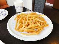 蛋黄薯条-晚归月亮湾私家菜(临邑路店)