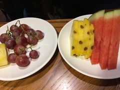 水果免费-阿罗新疆菜(人民广场店)