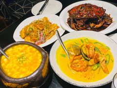 椰盅白果芋泥-新加坡海鲜(国贸商城店)