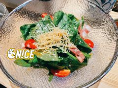 获奖的菠菜培根沙拉-有喜屋·日料·居酒屋(旭辉广场店)