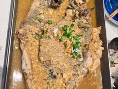 油爆蒜蓉粉丝烤鱼-鱼酷活鱼烤鱼(南京水游城店)