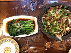 白灼芥兰-烤肉季饭庄