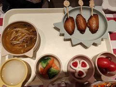 苹果烤鸡翅儿童餐-西贝(宝乐汇店)