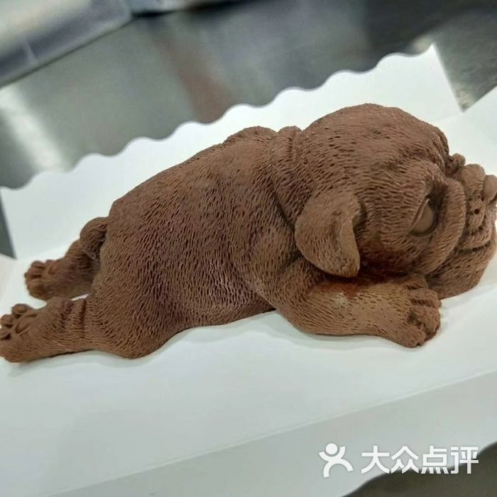鹿谷制茶网红小奶狗巧克力慕斯图片-北京甜品饮品-大众点评网