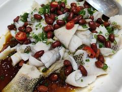 香葱捞鲈鱼-君德澜酒家·创意粤菜(金山谷店)