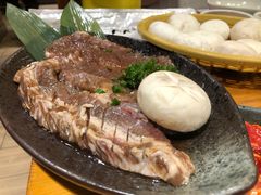-草家酱蟹炭火烤肉店(珲春南路一店)