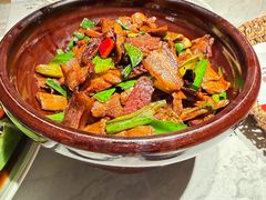 土猪腊肉炒笋干-龙人居·水煮鱼(五道口店)
