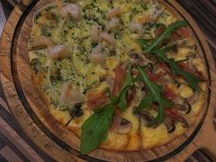 虾仁罗勒披萨-BomBa意大利餐厅