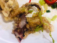 椒盐鱿鱼须-得记得潮州海鲜砂锅粥(宝业路店)