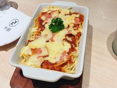意式芝香培根肉酱焗意面-卡朋西餐(悦汇城店)