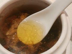 茶树菇老鸡炖盅-膳心记-明火四宝煲仔饭(燕南店)