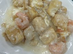 奶爆虾仁豆腐-天津外国语大学（马场道校区）食堂
