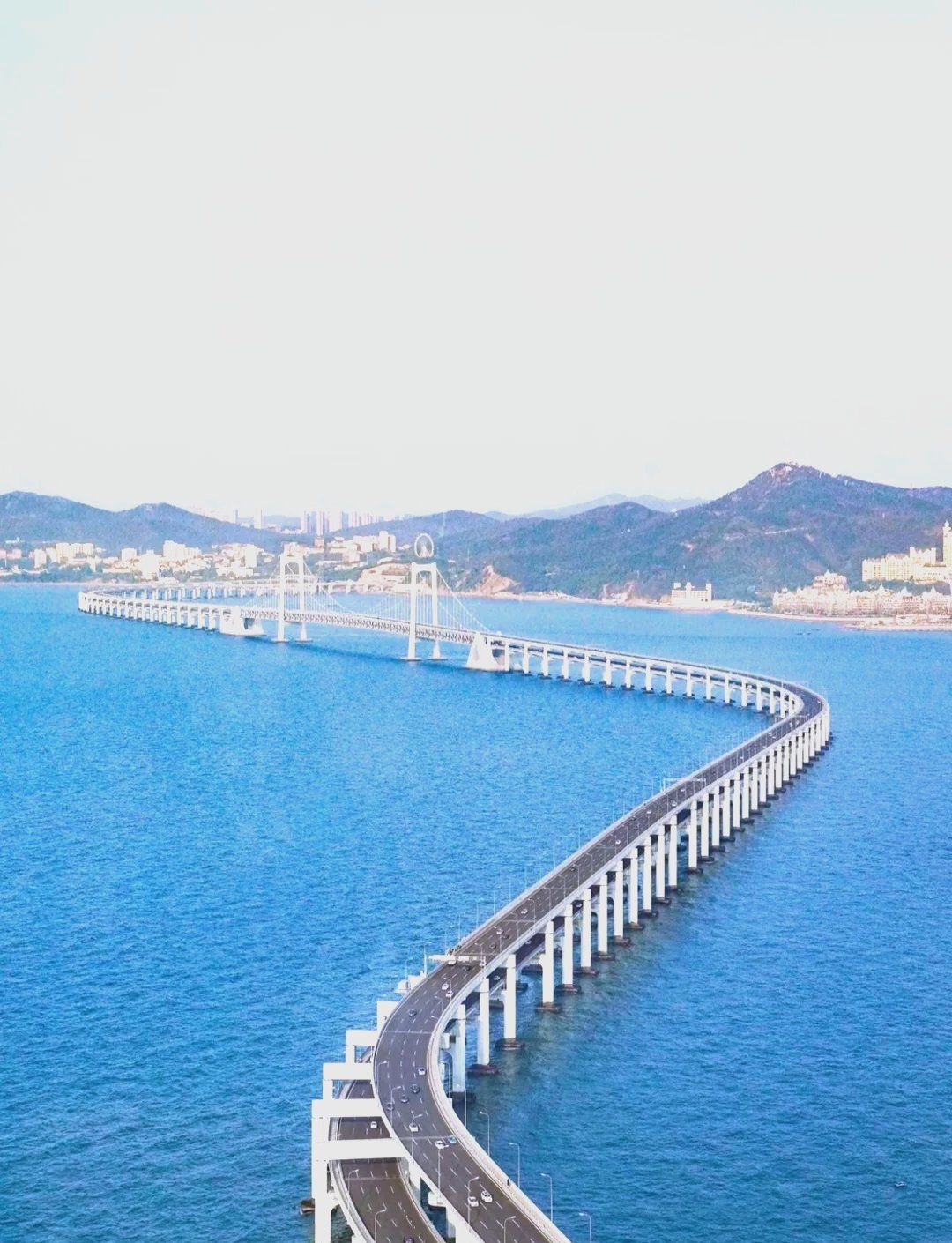 天天领红包#跨海大桥大连美丽的海滨城市