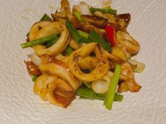 沙姜爆鲜鱿-百味馆·粤菜·湛江菜(后海花园店)