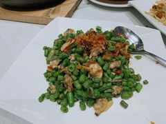 XO酱蛤蜊肉配新鲜四季豆-鹿港小镇(金虹桥国际中心店)