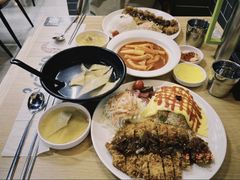 炸猪排蛋包饭-米笑情(韩乐坊店)