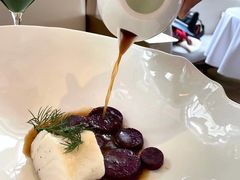 蒸银鳕鱼-Jean Georges