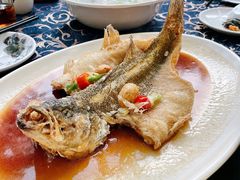 油泡加洲鲈-祈胜邨•顺德鱼生•顺德菜(容桂店)