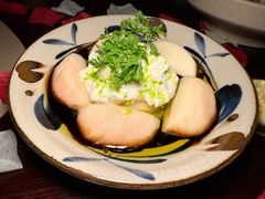 布拉塔芝士配桃子-普朗姆生蚝吧(原建国路店)