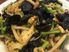 地菌菇炒鸡蛋-金丝饭庄(金丝新天地保障性住宅小区店)