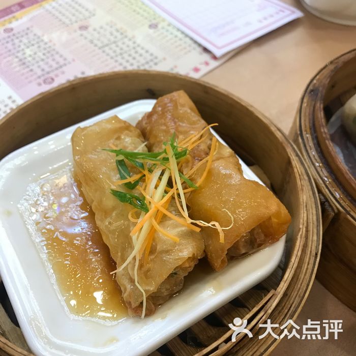 名荟海韵烧鹅海鲜酒家鲍汁腐竹卷图片-北京粤菜馆-大众点评网