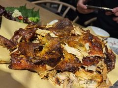 -民窑私烤土窑坑烤大公鸡