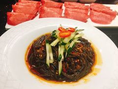 酸辣蕨根粉-猪啊牛呀羊啊铜盘烤肉(正大广场店)