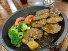 铁板茹饼-大佛寺高级素食自助餐厅