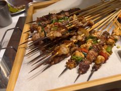 -山野的朋友露营炭火烤肉