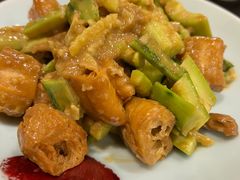 麻香脆瓜拌油条-老牌坊鲁菜名店(聊城美食岛店)