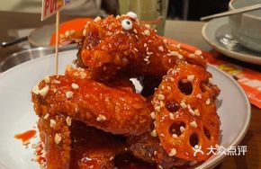 Sweet and Spicy Fried Chicken Half