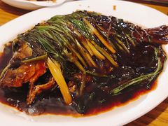 葱烤鲫鱼-建国328 本帮小馆·面馆
