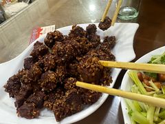 干炸护心肉-牛庄高晓山风味馅饼城(海城店)