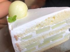 哈密瓜切块蛋糕-春风十里咖啡馆