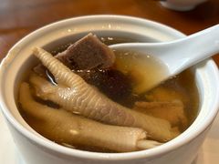 花生眉豆鸡脚汤-启香鸡私房菜(湖景店)
