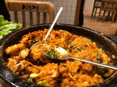 辣五花石锅拌饭-姜虎东白丁烤肉(虹桥天地店)