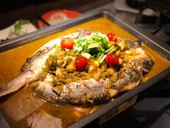 酸菜味烤鱼-探鱼·鲜青椒爽麻烤鱼(天河优托邦店)