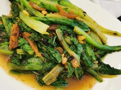 豆豉鲮鱼炒油麦菜-畔山酒店中餐厅