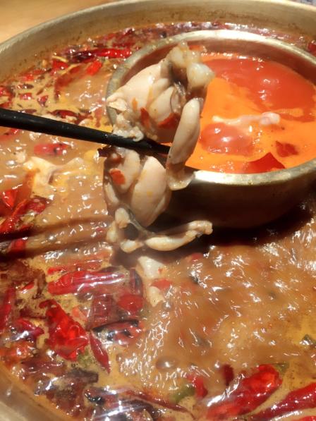 哥老官重庆美蛙鱼头(定西路店)-"菜品很高,牛蛙很入味,就是微辣太辣了