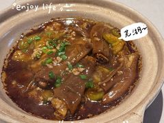 沙茶糯米茄子焖鹅掌-小炳胜(卓悦中心店)