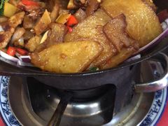 干锅土豆片-北大地皖峰饭馆