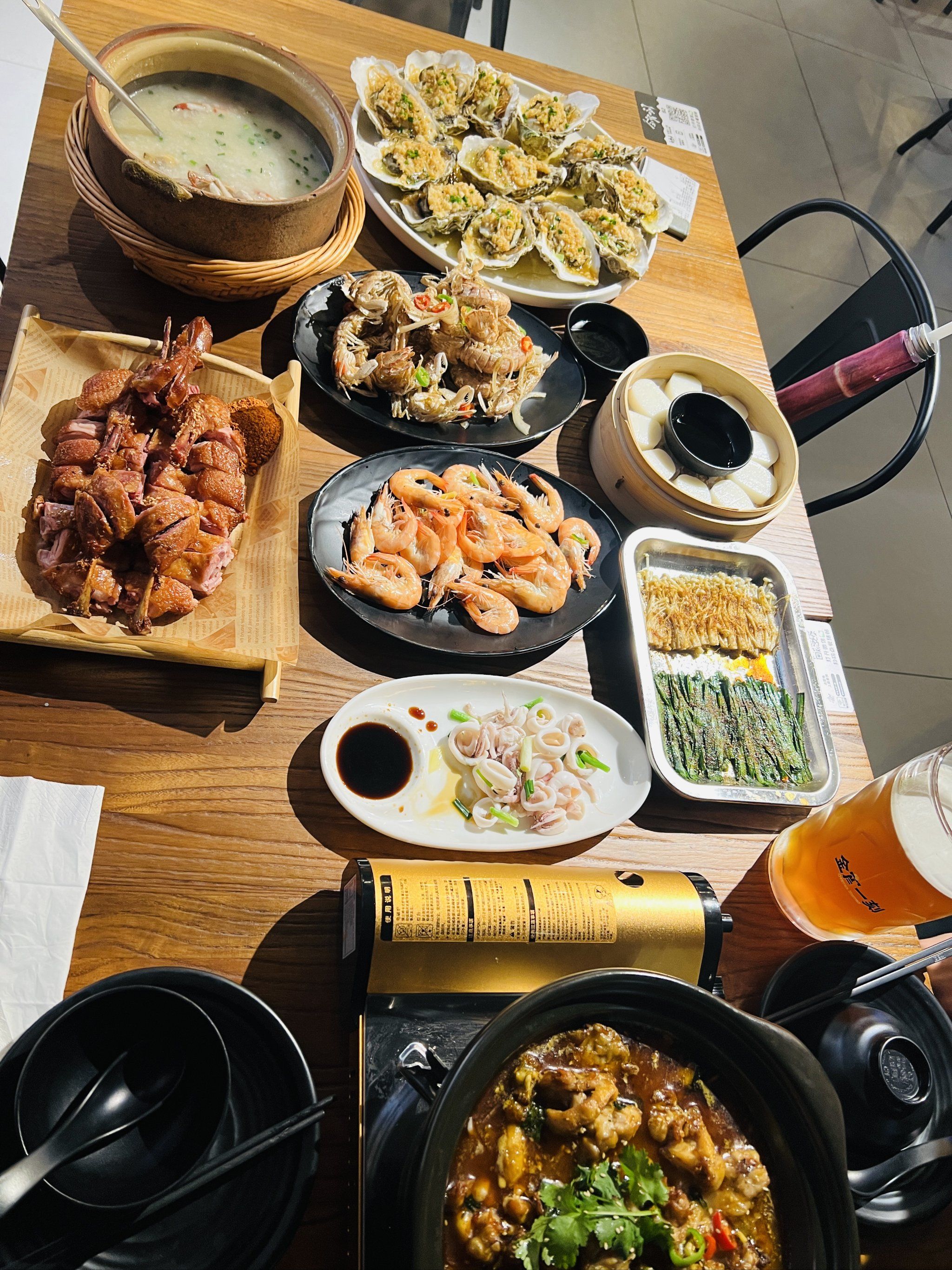 和朋友一起的美食大餐