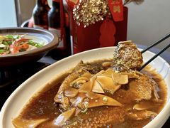 温式黄鱼烧年糕-柒园·三十年创意杭帮菜(黄龙K-lab店)