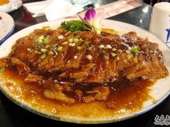 扒牛肉条~软烂、美味-老浒记烤鸭-北京菜(琉璃厂店)