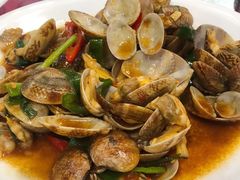 姜葱炒花甲-皓景海鲜·地标美食(双月湾店)