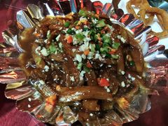 铁板酱香茄子-正阳门饭庄·烤鸭·北京菜(万丰路七里庄店)